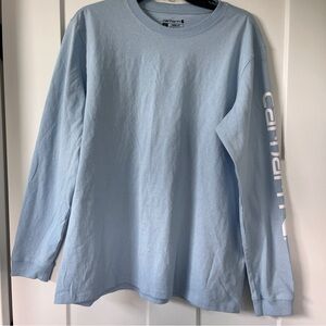 Carhartt Sky Blue Long Sleeve Tee